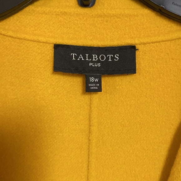 A woman’s mustard, yellow wool coat. - Picture 3 of 6